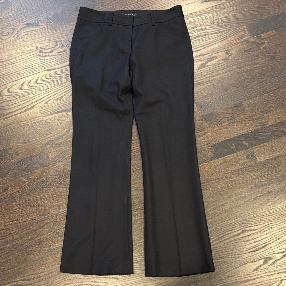 Theory Women’s straight leg wool  Dress Trousers